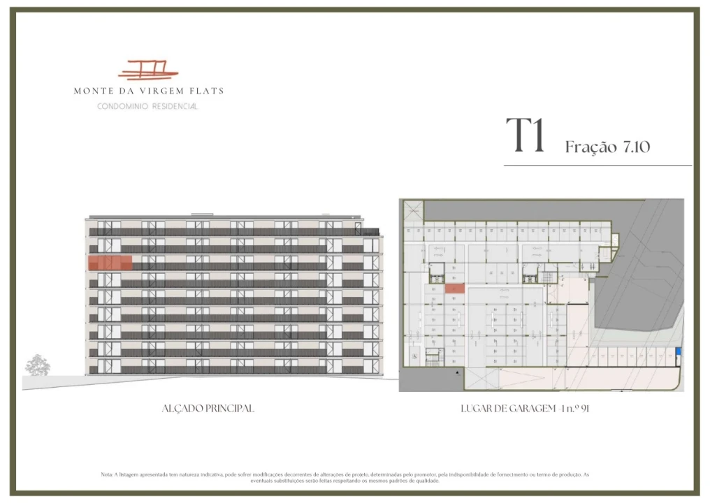 Apartamento T1 para Venda em Vilar de Andorinho Planta 2