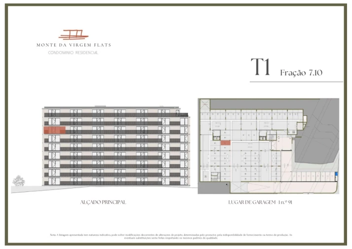 Apartamento T1 para Venda em Vilar de Andorinho Planta 2