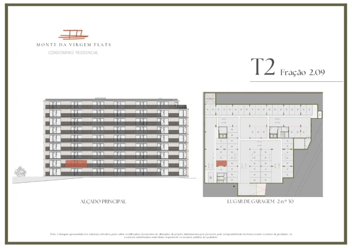 Apartamento T2 para Venda em Vilar de Andorinho Planta 2