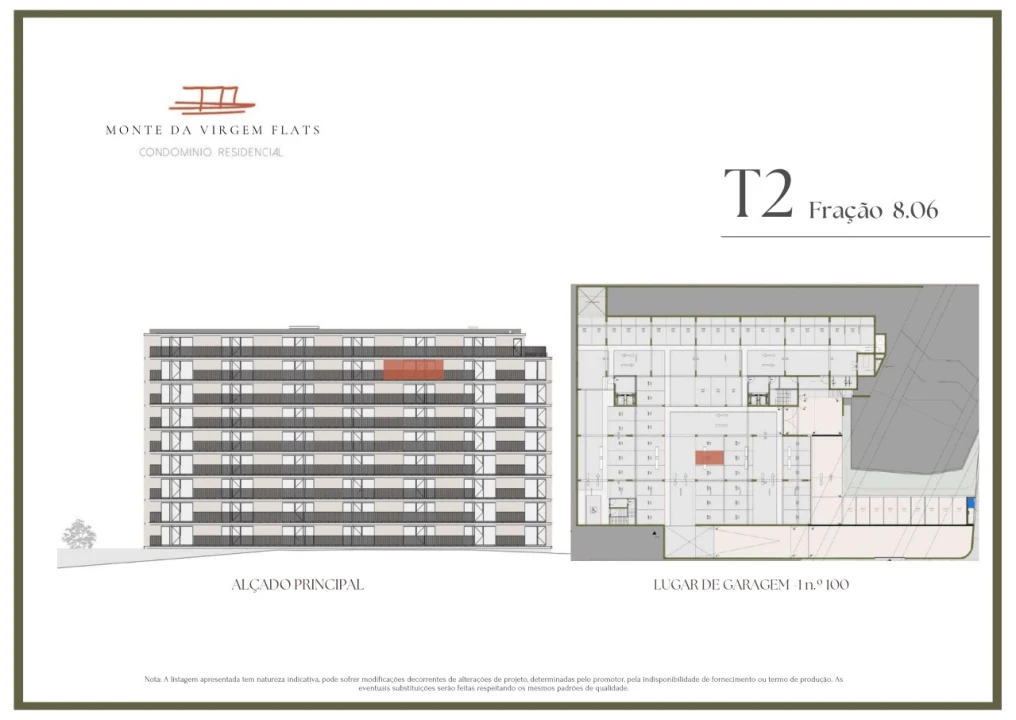Apartamento T2 para Venda em Vilar de Andorinho Planta 2