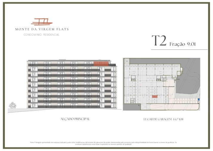 Apartamento T2 para Venda em Vilar de Andorinho Planta 2