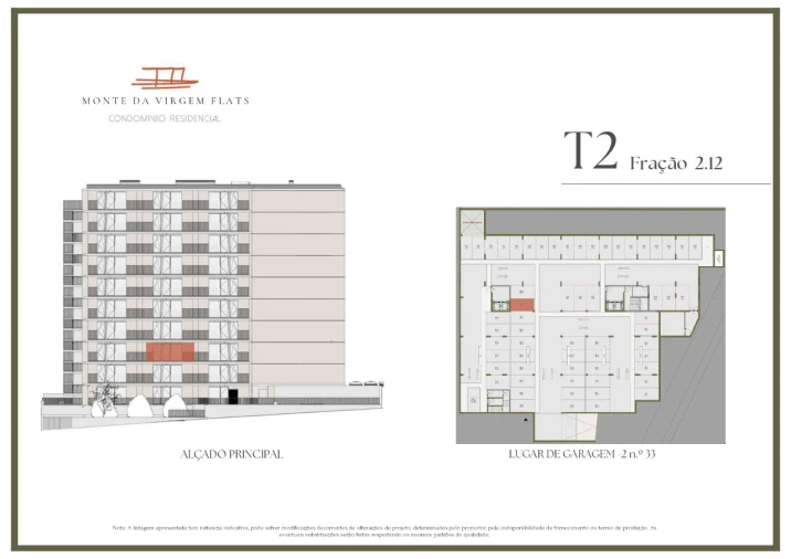 Apartamento T2 para Venda em Vilar de Andorinho Planta 2