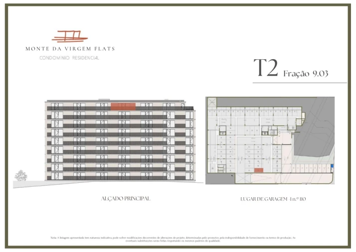 Apartamento T2 para Venda em Vilar de Andorinho Planta 2