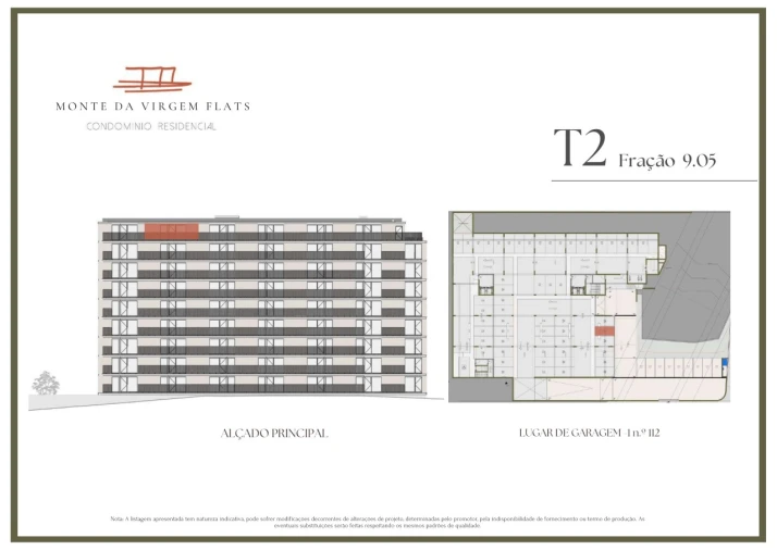 Apartamento T2 para Venda em Vilar de Andorinho Planta 2