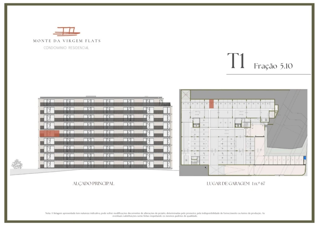 Apartamento T1 para Venda em Vilar de Andorinho Planta 2