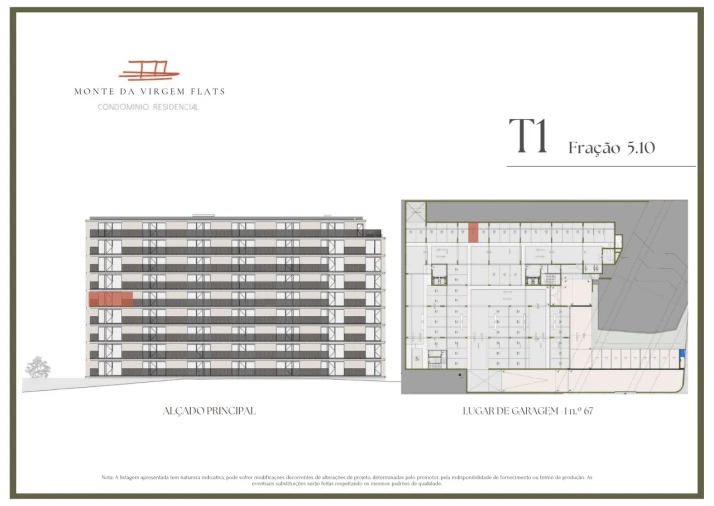 Apartamento T1 para Venda em Vilar de Andorinho Planta 2