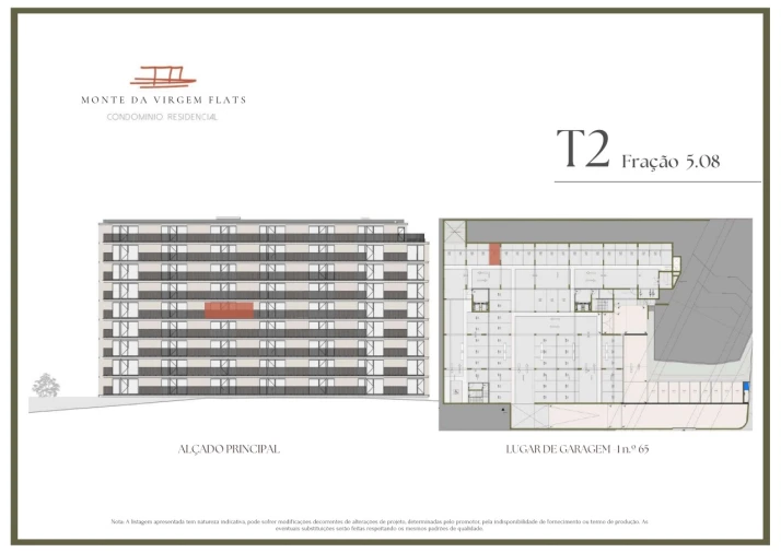 Apartamento T2 para Venda em Vilar de Andorinho Planta 2