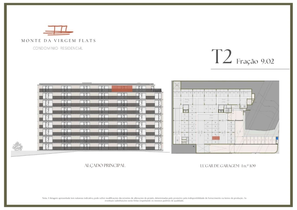 Apartamento T2 para Venda em Vilar de Andorinho Planta 2