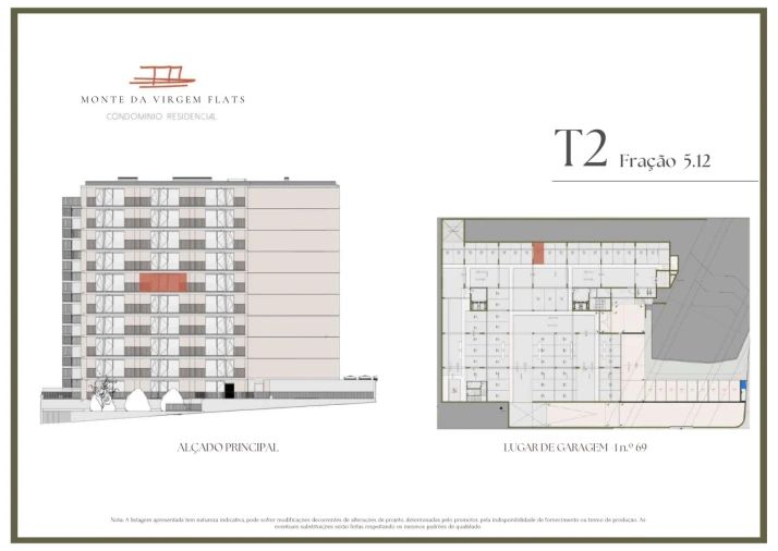 Apartamento T2 para Venda em Vilar de Andorinho Planta 2
