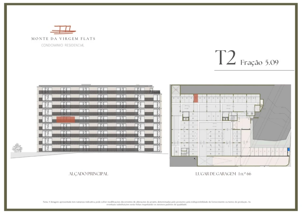 Apartamento T2 para Venda em Vilar de Andorinho Planta 2