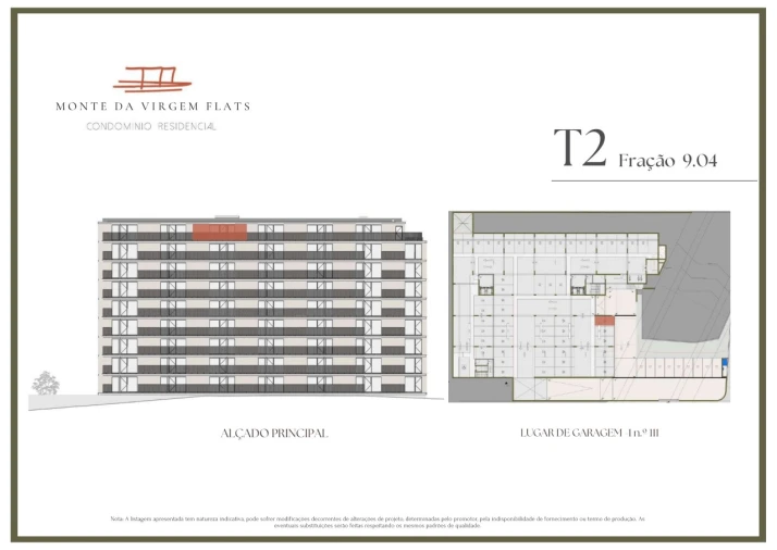 Apartamento T2 para Venda em Vilar de Andorinho Planta 2