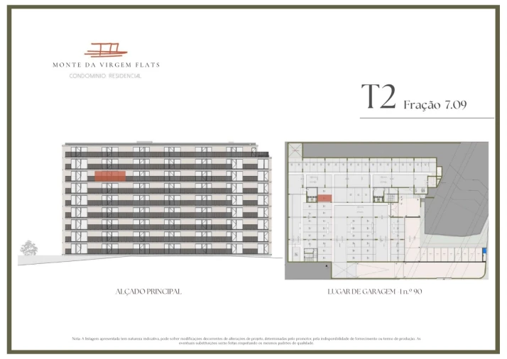 Apartamento T2 para Venda em Vilar de Andorinho Planta 2