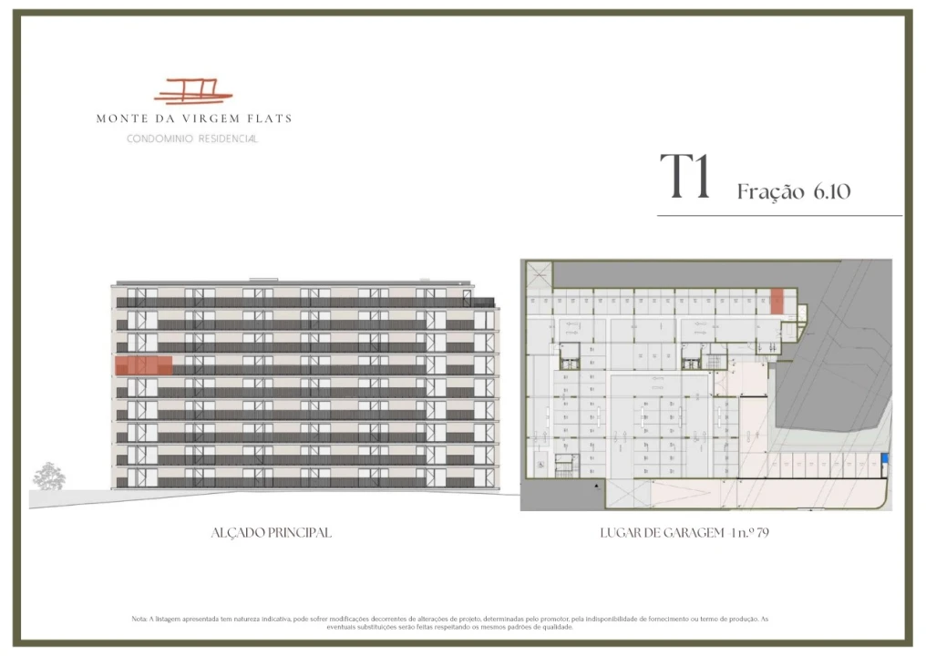 Apartamento T1 para Venda em Vilar de Andorinho Planta 2