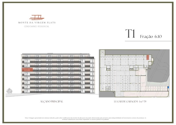 Apartamento T1 para Venda em Vilar de Andorinho Planta 2