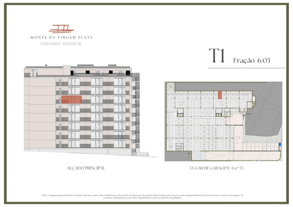 Apartamento T1 para Venda em Vilar de Andorinho Planta 2