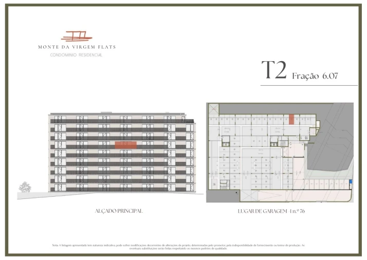 Apartamento T2 para Venda em Vilar de Andorinho Planta 1