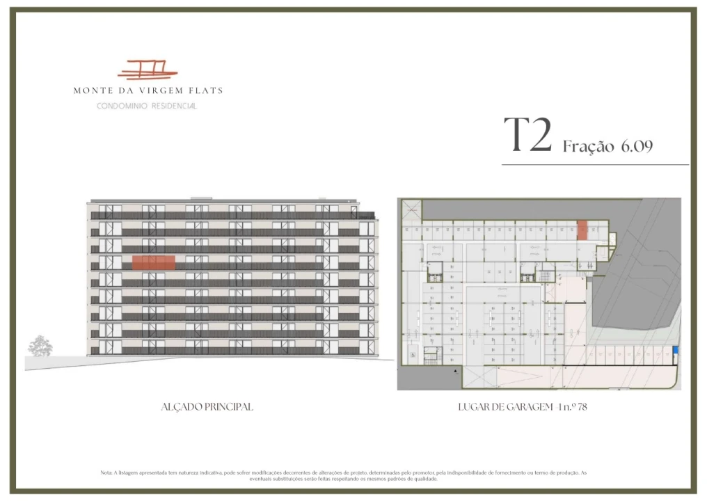 Apartamento T2 para Venda em Vilar de Andorinho Planta 2