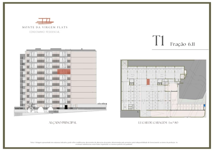 Apartamento T1 para Venda em Vilar de Andorinho Planta 2