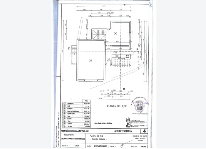 Moradia T2 para Venda em Tavira (Santa Maria e Santiago) Planta 2