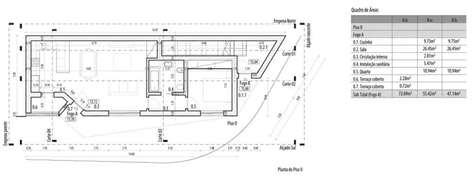 Apartamento T1 para Venda em Quarteira Foto 3