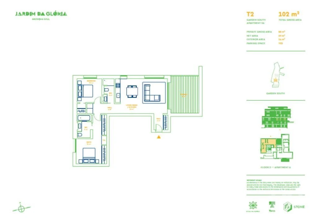Apartamento T2 para Arrendamento em São Vicente Foto 21