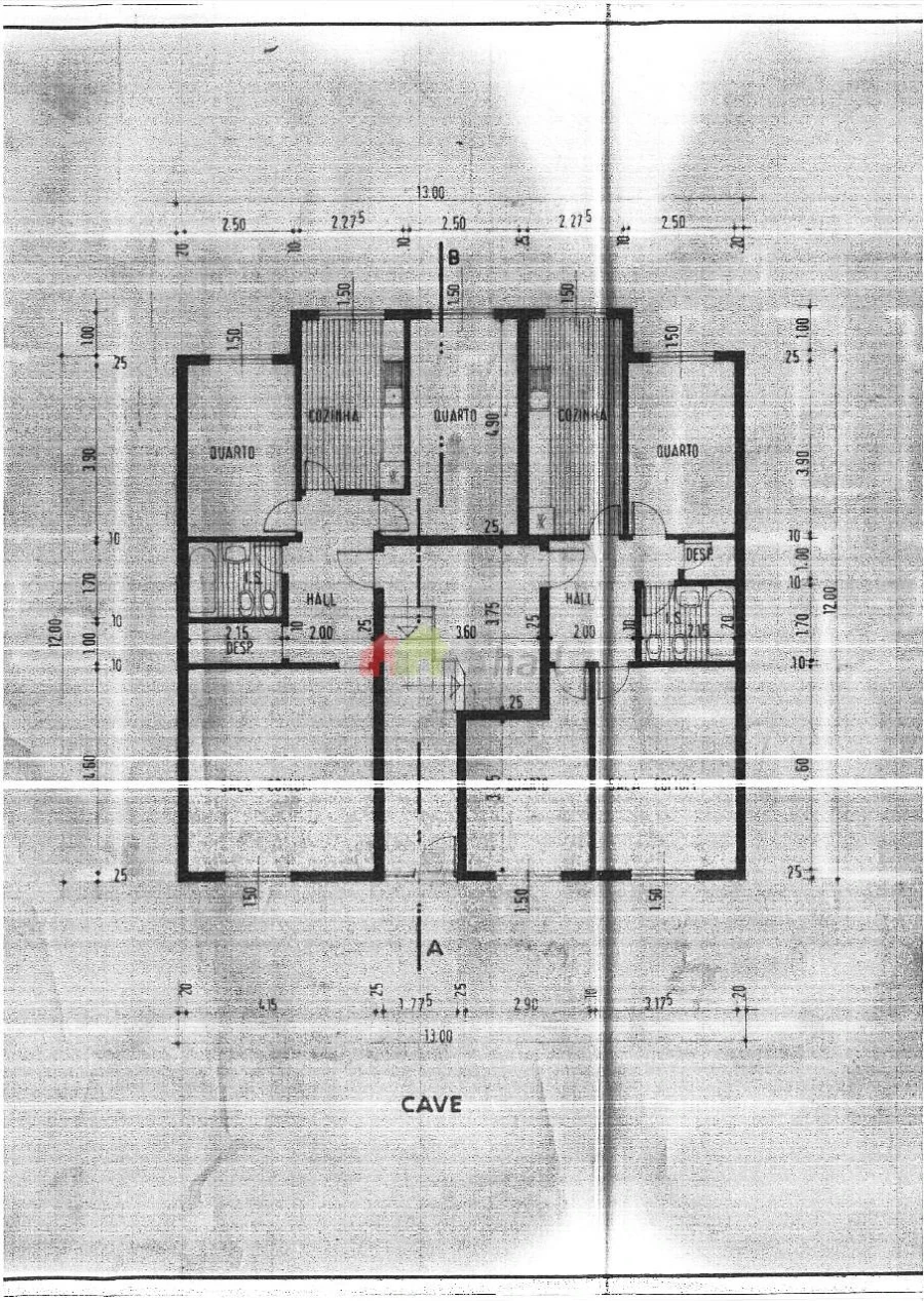 Apartamento T2 para Venda em Setubal (São Sebastião) Planta 1