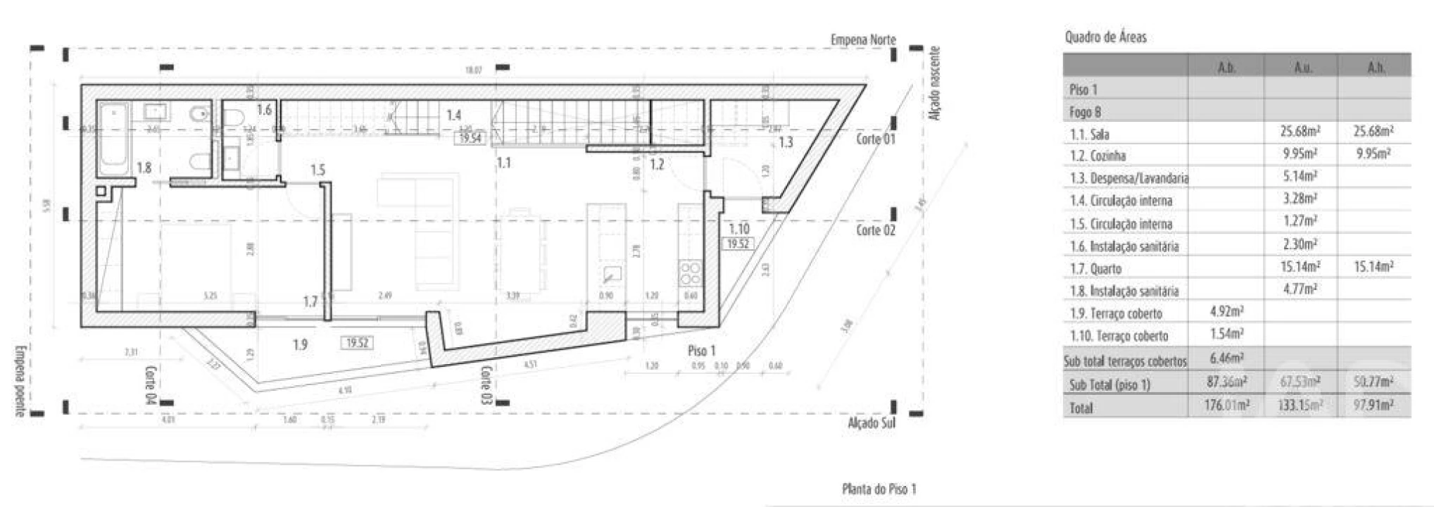 Apartamento T1 para Venda em Quarteira Foto 17