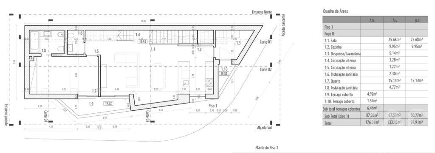 Apartamento T1 para Venda em Quarteira Foto 17