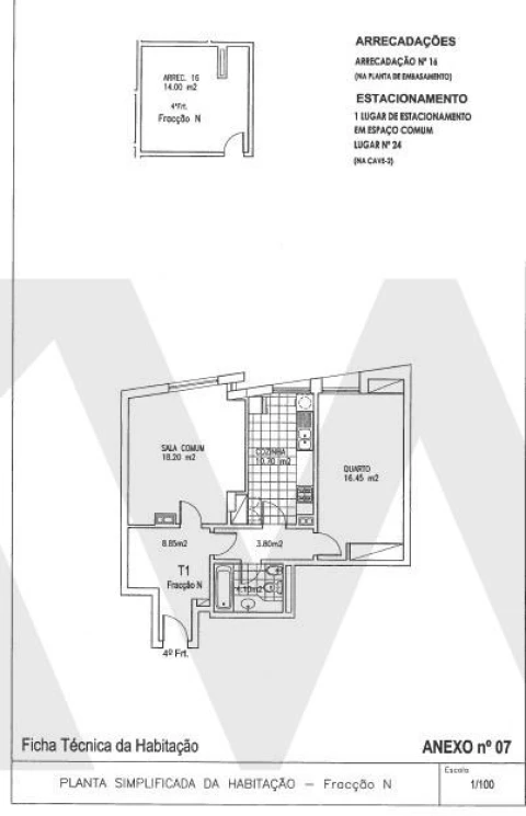 Apartamento T1 para Venda em Parque das Nações