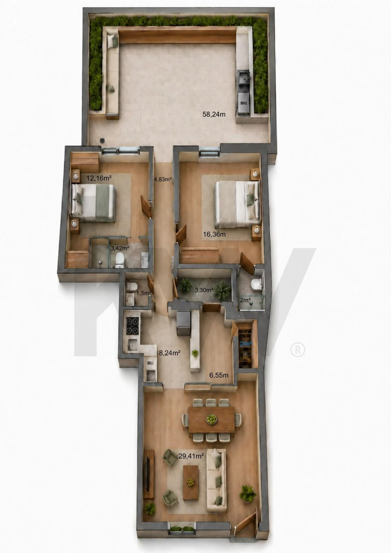Apartamento T2 para Venda em Alcantara Foto 27