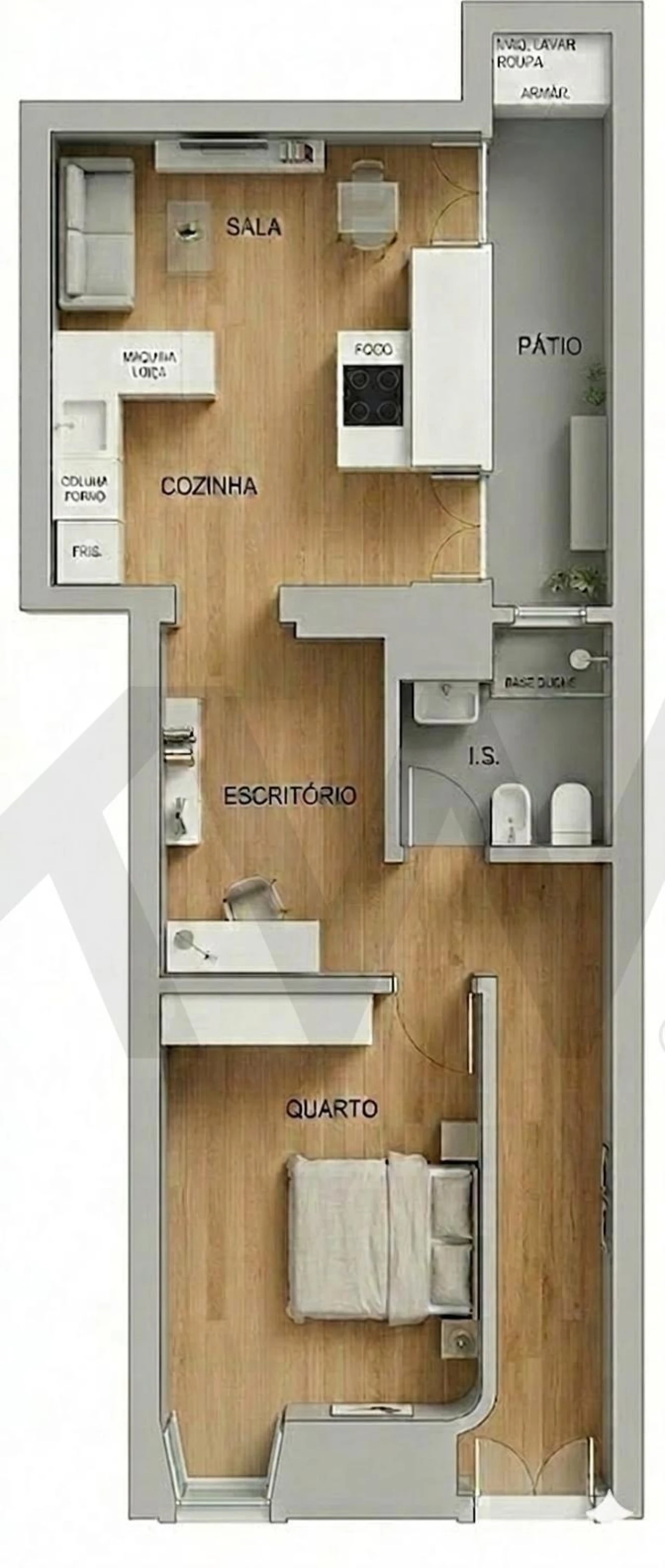 Apartamento T2 para Venda em Misericórdia Foto 23