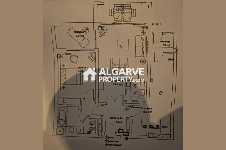 Apartamento T2 para Venda em Quarteira Planta 1