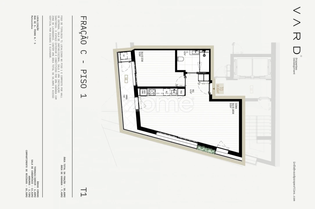 Apartamento T1 para Venda em Matosinhos e Leça da Palmeira Foto 13