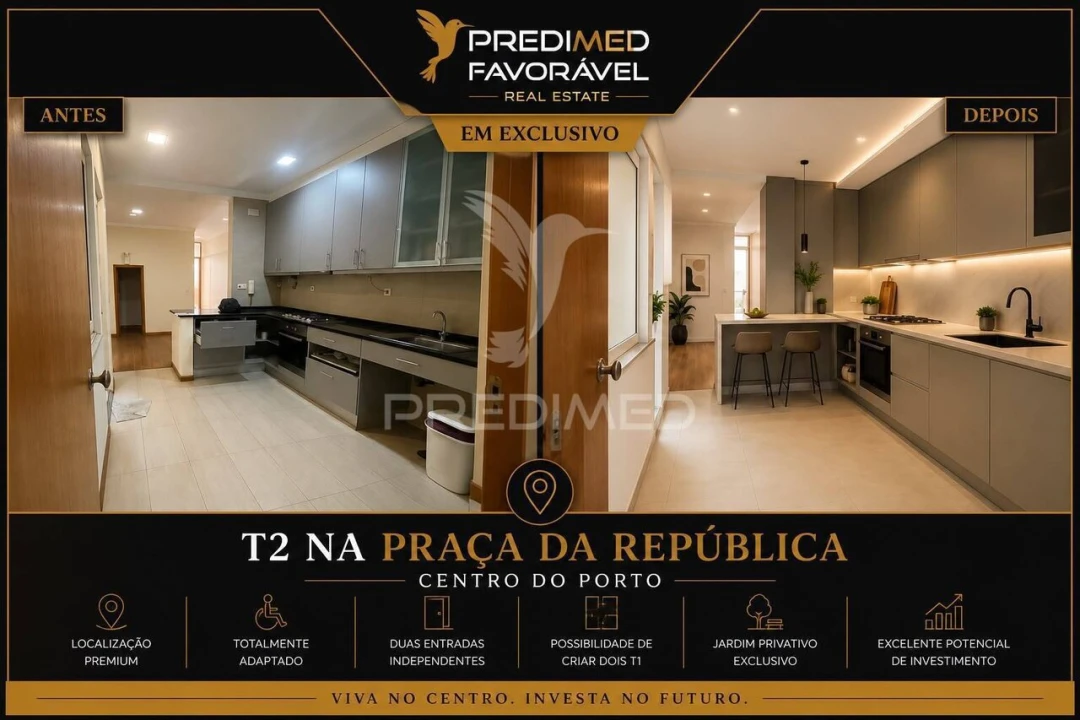 Apartamento T2 para Venda em Cedofeita, Santo Ildefonso, Sé, Miragaia, São Nicolau e Vitória Foto 24