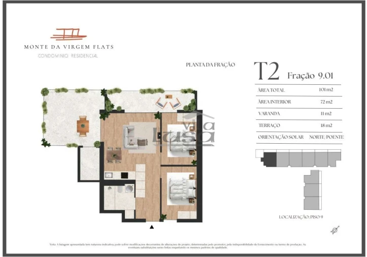Apartamento T2 para Venda em Vilar de Andorinho Foto 9