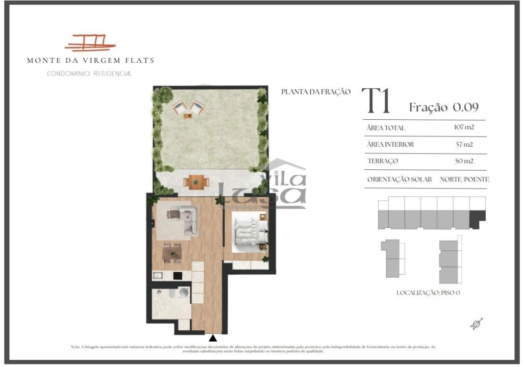 Apartamento T1 para Venda em Vilar de Andorinho Foto 1