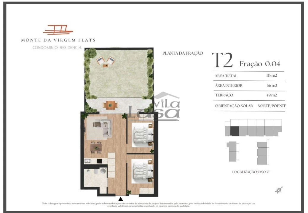 Apartamento T2 para Venda em Vilar de Andorinho Foto 9