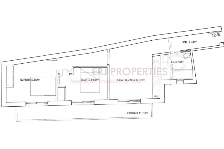 Apartamento T2 para Venda em Altura Foto 2