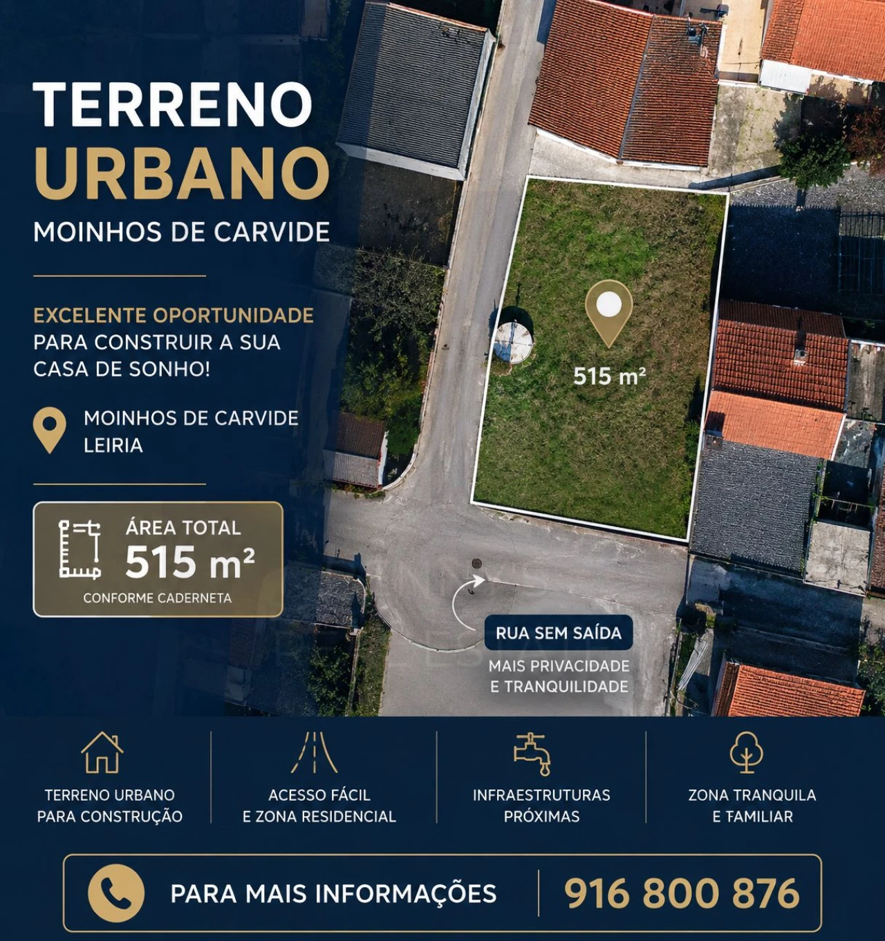 Terreno para Venda em Monte Real e Carvide Foto 1