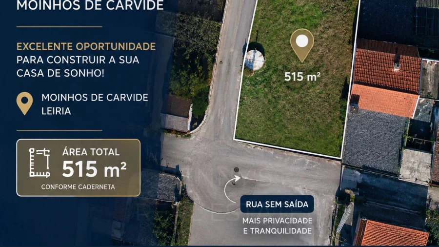 Terreno para Venda em Monte Real e Carvide