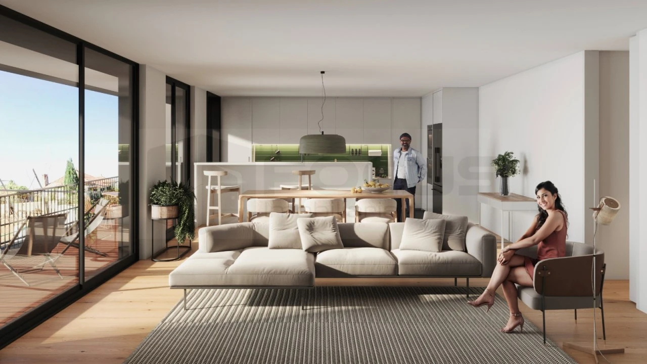 Apartamento T2 para Venda em Branca Foto 1