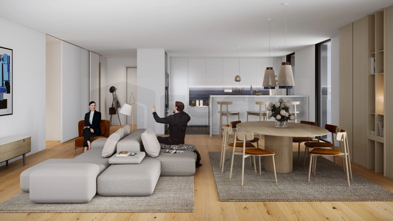 Apartamento T2 para Venda em Branca Foto 2