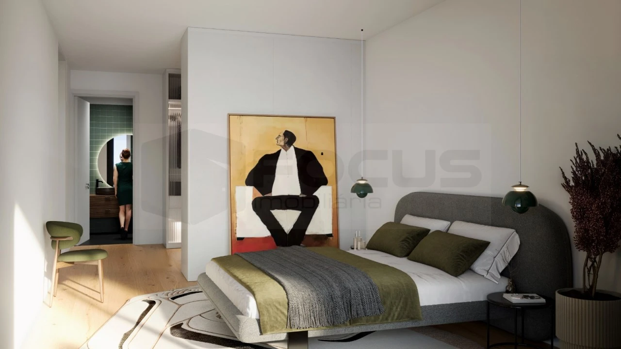 Apartamento T2 para Venda em Branca Foto 3