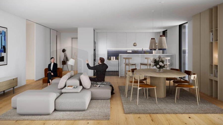 Apartamento T2 para Venda em Branca Foto 2