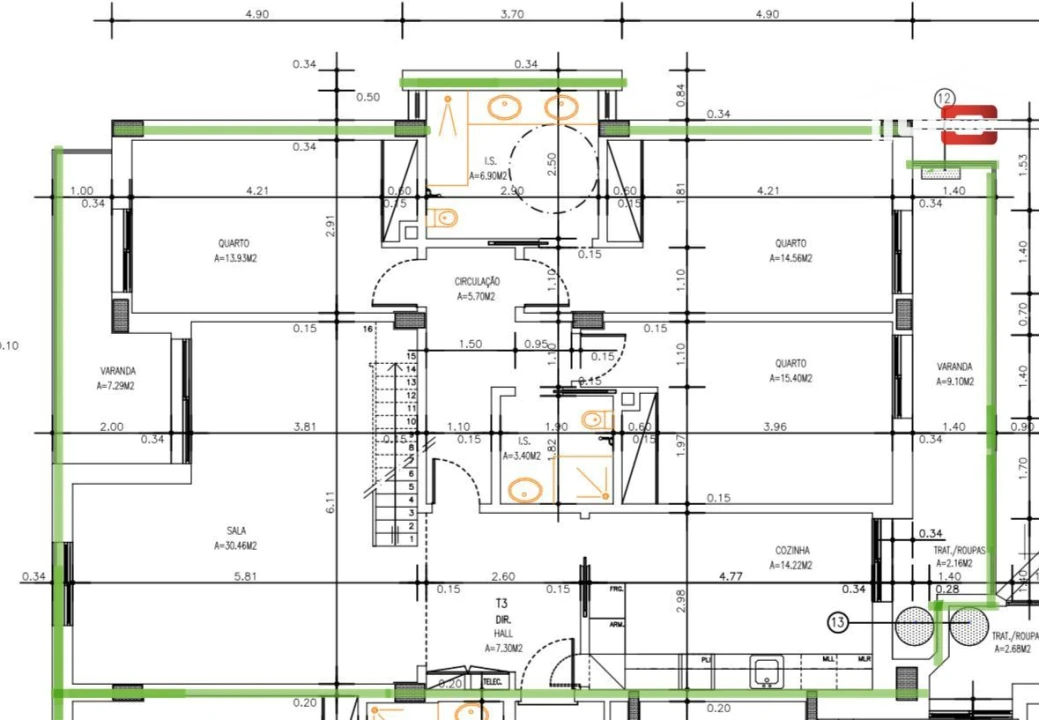 Apartamento T3 para Venda em Montijo e Afonsoeiro Foto 34