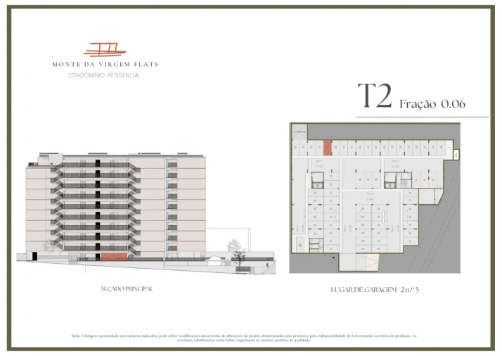 Apartamento T2 para Venda em Vilar de Andorinho Planta 2