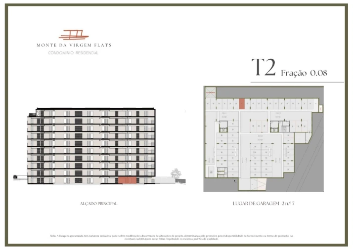 Apartamento T2 para Venda em Vilar de Andorinho Planta 2
