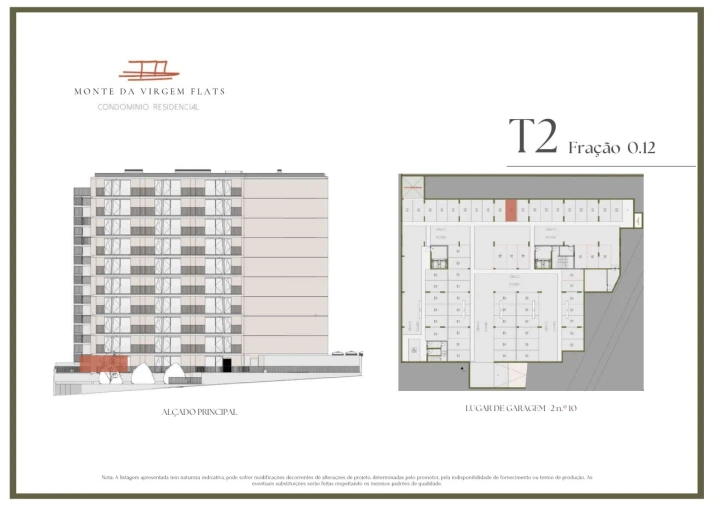 Apartamento T2 para Venda em Vilar de Andorinho Planta 2