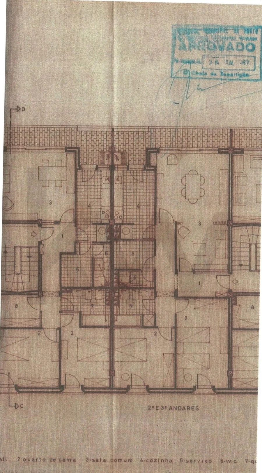 Apartamento T2 para Venda em Bonfim Planta 1