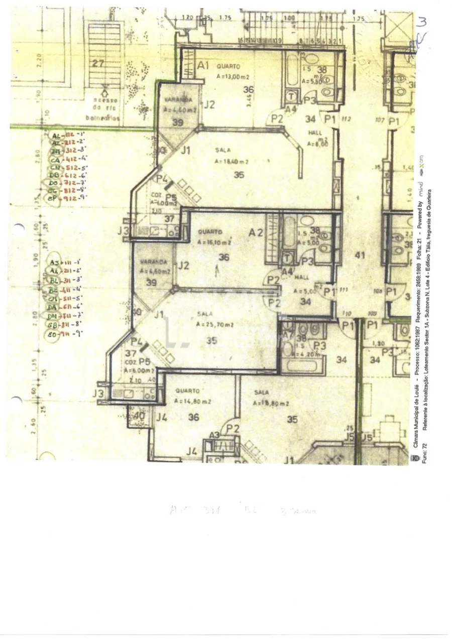 Apartamento T1 para Venda em Quarteira Planta 1